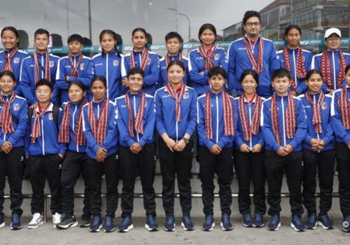 नेपाली टोली यु-२० महिला एसियन कप छनोट खेलेर फर्कियो